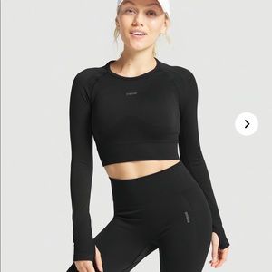 Gymshark Flex Sports Long Sleeve Workout Crop Top